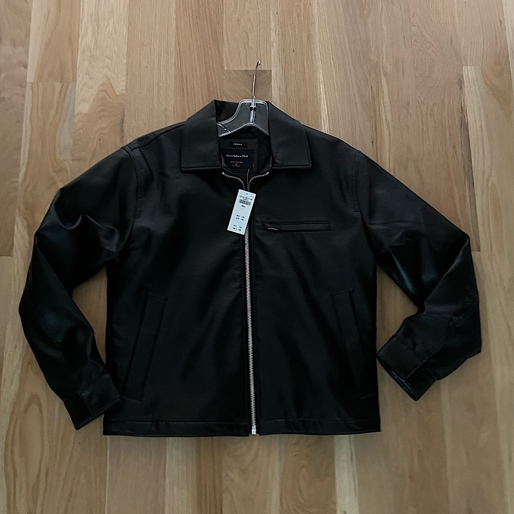 Abercombie leather jacket